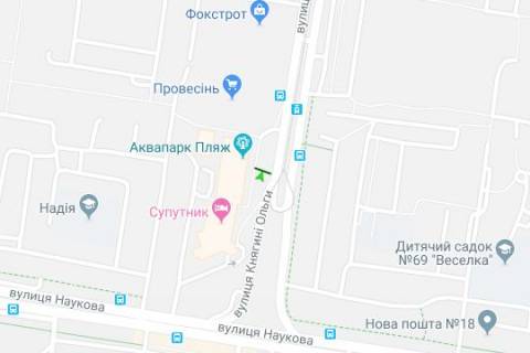 Білборд, Бігборд (Борд)  B у Львові, 3x6  Княгині Ольги вул., 116 схема