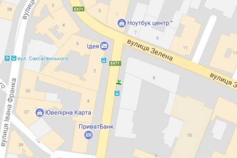 Non-Standard B in Lviv, 1.2x1.8  Шота Руставелі вул., 4 scheme