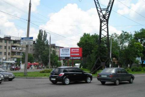 Билборд A в Васильевке, 3x6  Іванова вул. - Моторобудівельників просп. фото 1