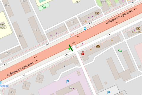 Призма A в Киеве, 3x6  Соборності просп. (Возз`єднання просп.), 7 - 661444 схема