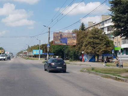 Билборд A в Васильевке, 3x6  Євгена Тельнова просп. (Євгена Тельнова вул.) - Бєляєва вул. фото 1