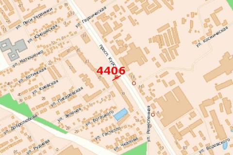 Билборд A в Сумах, 3x6  Перемоги просп. (Курський просп.), 39 схема