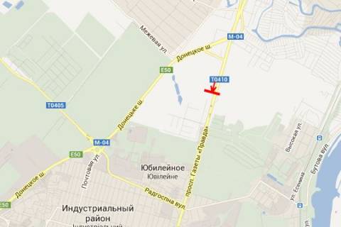 Білборд, Бігборд (Борд)  A у Василівці, 3x6  Траса Дніпро - Підгородне - Донецьк, 1-й км. (в Днепр) схема