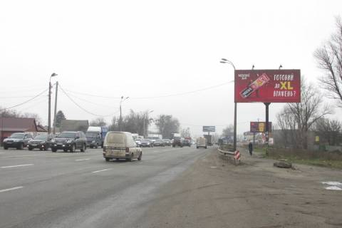 Білборд, Бігборд (Борд)  A у Василівці, 3x6  Велика Кільцева дорога - Ватутіна вул., ; район смт Жуляни (в напр. Перемоги просп.) Фото 1