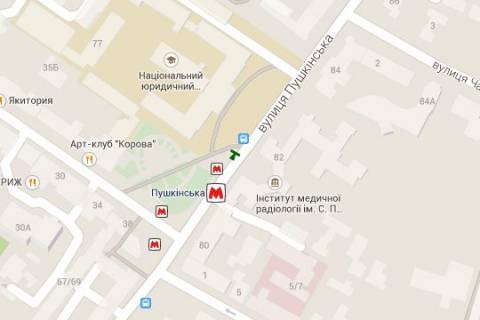 Нестандарт B в Харькове, 1.2x1.8  Григорія Сковороди вул., 77 (зупинка) схема