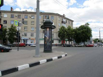 Бэклайт A в Васильевке, 1.2x3.6  Вернадського вул. - Гагаріна просп., (колона) (сторона В) фото 1