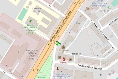 Scrolller, Scroll A in Kyiv Povitroflots'kij prosp., , 23 - 273471 scheme