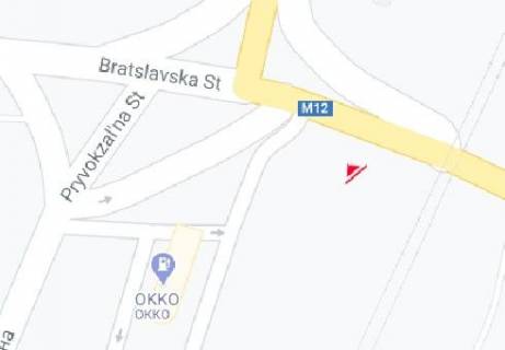Призма A в Виннице, 3x6  Брацлавська
 вул. (Островського вул.) - Привокзальна вул. - 615929 схема