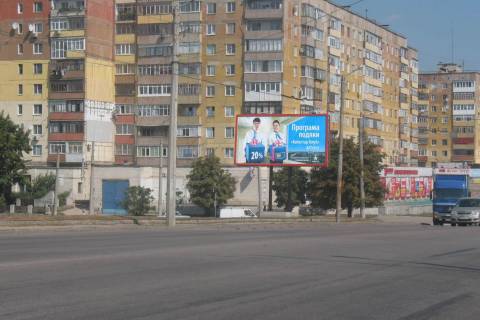 Билборд B в Васильевке, 3x6  Вокзальна вул. (Жовтневої Революції вул.), (м-н Ковалівка) фото 1