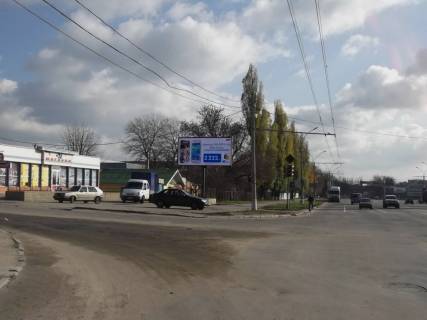 Білборд, Бігборд (Борд)  B у Василівці, 3x6  Перемоги просп. (Курський просп.) - Космічна вул. Фото 1