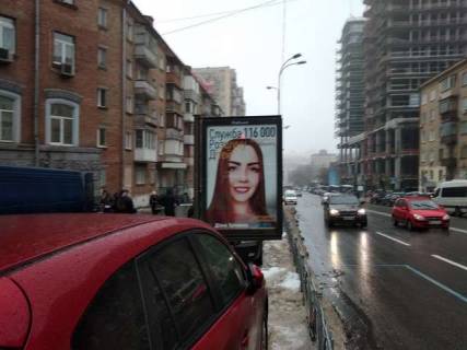 Бэклайт B в Киеве, 1.2x1.8  Мечникова вул., 24/14 фото 1