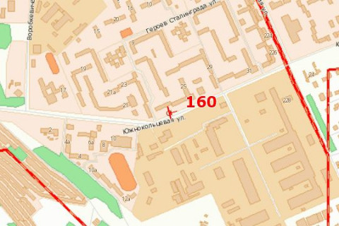 Билборд A в Васильевке, 3x6  Південнокільцева вул., 25 схема