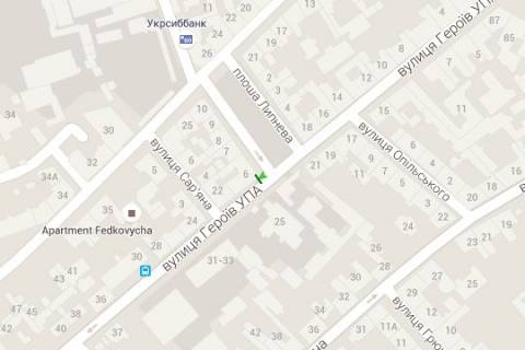 Scrolller, Scroll A in Lviv, 2.3x3.14  Geroiv UPA st. - Lipneva pl. - 272404 scheme