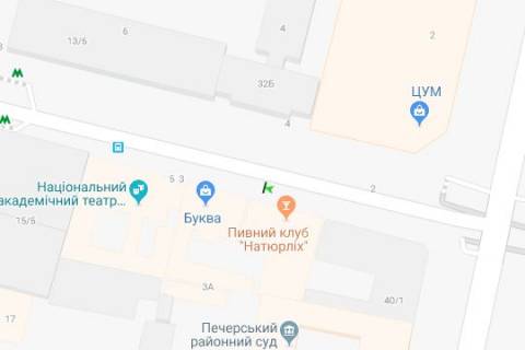 Бэклайт B в Киеве, 1.2x1.8  Богдана Хмельницького вул., 3 схема
