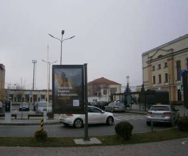 Ситилайт A в Тернополе, 1.2x1.8  Чорновола вул., майдан Привокзальний №3 фото 1