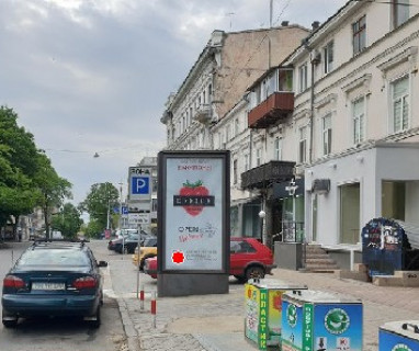 Ситилайт A в Одессе, 1.5x3  Грецька вул., 23 - Європейська вул. (Катерининська) фото 1