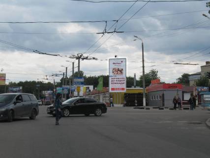 Билборд A в Васильевке, 6x3  Вокзальна вул. (Жовтневої Революції вул.) - Академіка Корольова вул. фото 1