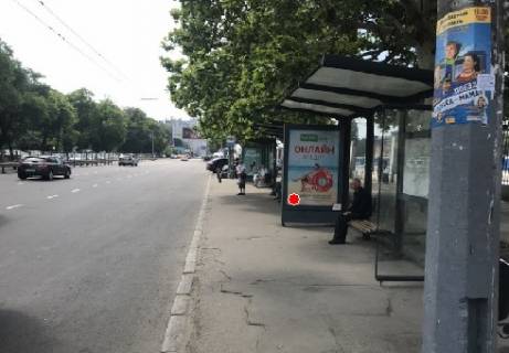 Бэклайт A в Одессе Середньофонтанська вул., залізничний вокзал, зупинка фото 1