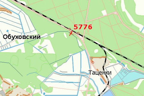 Билборд B в Запорожье, 3x6  Київ - Обухів, 21км + 300м від Києва (зліва, у напрямку  м. Києва) схема
