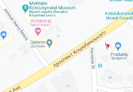 Скроллер B в Виннице, 2.3x3.14  Коцюбинського просп. - Нансена вул. - 663457 схема