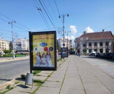 Scrolller, Scroll A in Chernivtsi, 1.2x1.8  Центральна пл., (№1) - Кобилянської Ольги вул. - Головна вул. - 109312 Photo 1