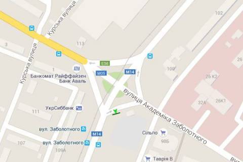 Билборд A в Одессе, 3x6  Академіка Заболотного вул. - Князя Володимира Великого просп.(Добровольського просп.). (ліва) схема
