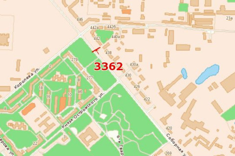 Билборд A в Васильевке, 3x6  Соборна вул., 440 схема