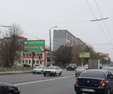 Билборд B в Кропивницкий (Кировоград), 3x6  Вокзальна вул. (Жовтневої Революції вул.) - Івана Олінського вул. (Соціалістична вул.) фото 1