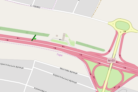 Билборд A в Васильевке, 5x12  Київ - Бориспіль, 18км+550м до Києва  (№3 зліва) (в напр. Києва) схема