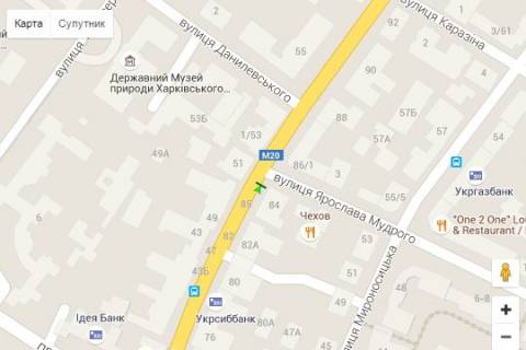Сiтiлайт A у Василівці, 1.2x1.8  Сумська вул., 84 схема