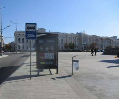 Ситилайт A в Харькове, 1.2x1.8  Конституції пл. - Університетська вул., (зупинка) №2 (А) фото 1