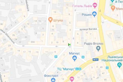 Ситилайт A в Васильевке Шпитальна вул. - Пантелеймона Куліша вул. схема