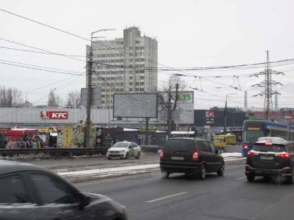 Билборд B в Васильевке, 3x6  Хоткевича Гната вул. (Червоногвардійська вул.) - Попудренка вул. (у напрямку Юрія Гагаріна) фото 1