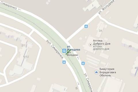 Билборд A в Киеве, 3x6  Симиренка вул., : навпроти буд. №4; розподільник (у напрямку  Кільцевої дороги) схема