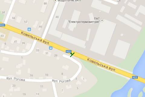 Билборд A в Васильевке, 3x6  Ковельська вул., 25 (в центр) схема