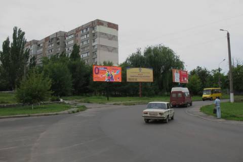 Билборд A в Васильевке, 3x6  Богоявленський просп. (Жовтневий просп.) - Торгова вул. фото 1