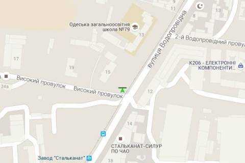 Призма B в Одессе, 3x6  Водопровідна вул. - Високий пров. (ліва) - 44417 схема