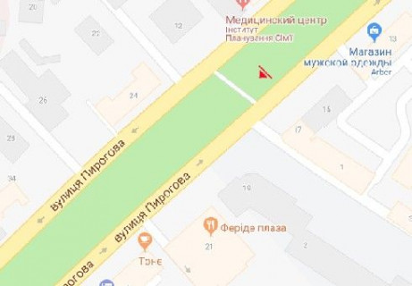 Скроллер A в Виннице, 1.2x1.7  Пирогова вул., 17 - 654594 схема
