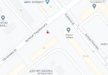 Призма A в Запорожье, 3x6  Українська вул., 34 - 616000 схема