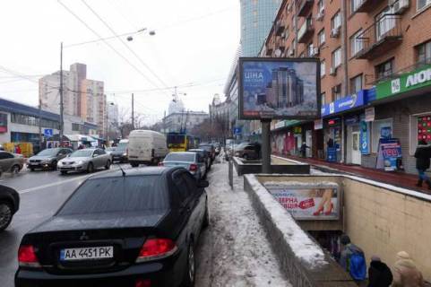 Скролер A у Києві, 2.3x3.14  Юрія Іллєнка вул. (Мельникова)., ст.метро"Лукьяновская": напротив завода им. Артема (у напрямку  Теліги Олени) - 84690 Фото 1
