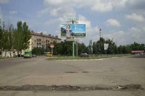 Билборд B в Краматорске, 3x6  Тріумфальна вул. (Луначарського вул.), З/Д вокзал фото 1