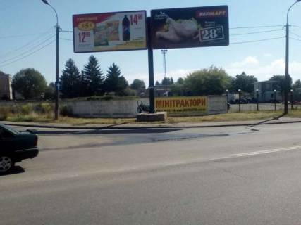 Билборд B в Луцке, 3x6  Карпенка-Карого вул. - Рівненьська вул. (права) фото 1