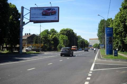 Билборд B в Львове, 3х6  Вячеслава Липинського вул. - Підрічна вул. (в центр) фото 1