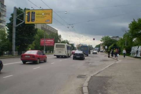 Билборд B в Львове, 3х6  Городоцька вул., 188 - Вівсяна вул. (в центр) фото 1