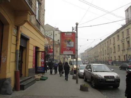 Ситилайт B в Львове, 1,2х1,8  Городоцька вул., 21 (від центру) фото 1