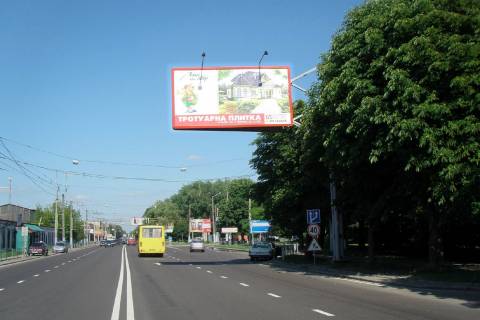 Билборд A в Львове, 3х6  Городоцька вул., 224 (в центр) фото 1