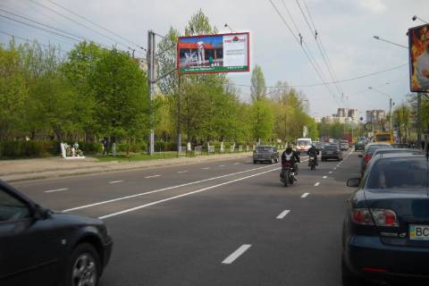 Білборд, Бігборд (Борд)  B у Львові, 3х6  Виговського вул. (Івана Виговського вул.), 55 (до вул. Кульпарковська) Фото 1