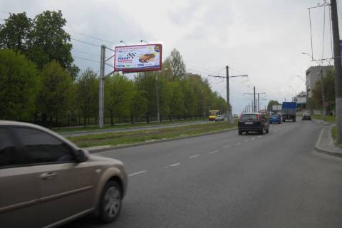 Билборд B в Львове, 3х6  Княгині Ольги вул. - Академіка Сахарова вул. (від центру) фото 1