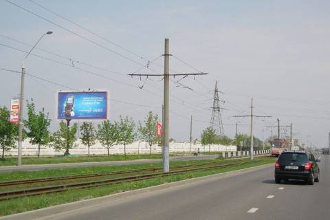 Билборд B в Львове, 3х6  Княгині Ольги вул., 19 (в центр) фото 1