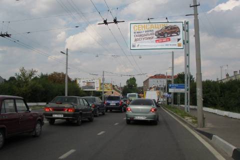 Билборд A в Львове, 3х6  Кульпарківська вул. - Антоновича вул. (в центр) фото 1